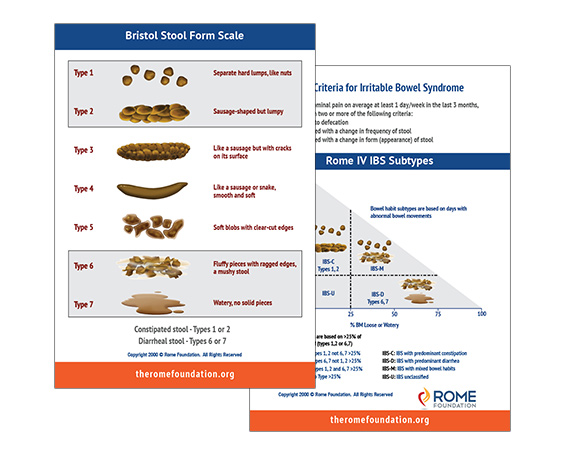 Rome Foundation, Bristol Stool Form Card-2021