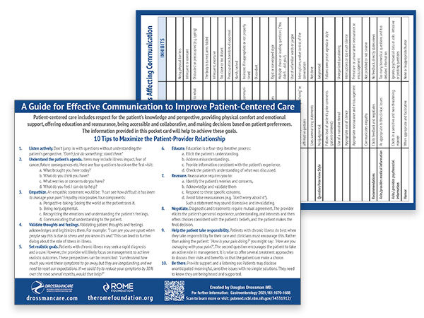 Rome Foundation Communications Pocket Card 2022-2-up